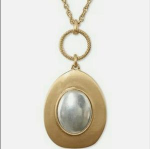 Gold Tone, Champagne Mop Key Item, Long Necklace